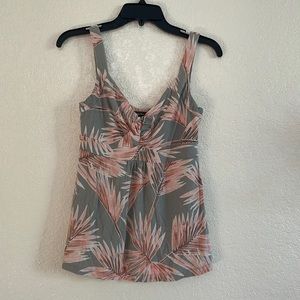 womens, palm tank top